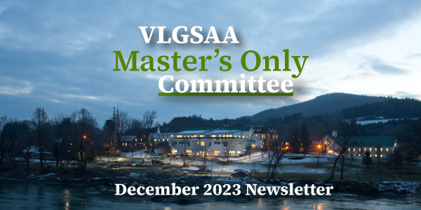 December 2023 Master's Only Committee Newsletter