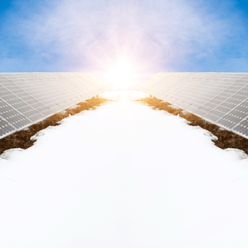 Snowy Solar Panels